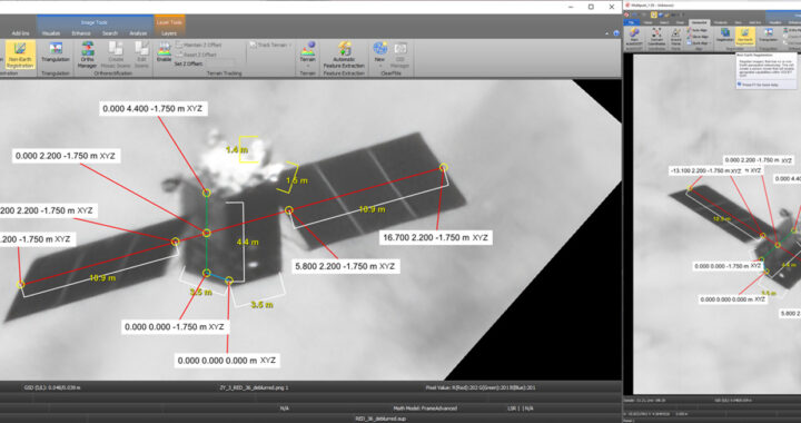 Non-Earth Registration (NER) enables analysts to accurately measure in X, Y, and Z dimensions for Non-Earth Image (NEI) reporting and awareness